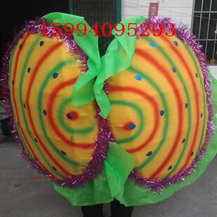 河蚌新款精贝壳蚌壳精民间社火厂家促销舞龙舞狮道具秧歌戏剧用品