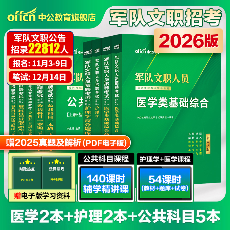 2026文职人员护理学招聘考试