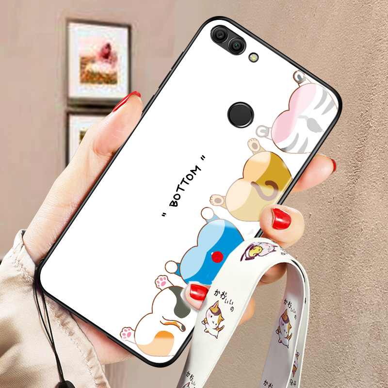 华为畅享8plus手机壳fla-al2o卡通畅想8plus全包边fla-tl1o潮男女畅享