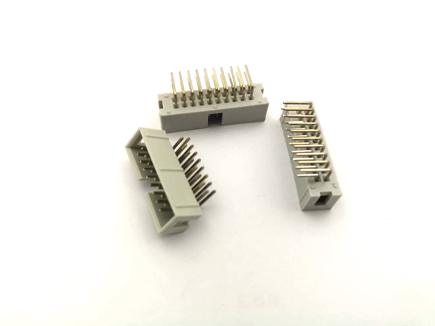 牛角插座idc dc3-26p 弯脚 简易牛角