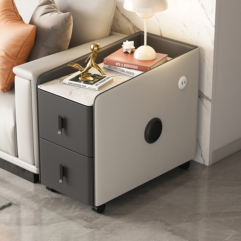 沙发边柜侧边柜客厅家用小户型智能现代转角几小茶几实木岩板边几,住宅家具,角几/边几,淘宝优惠券,粉丝福利购,淘宝优惠卷