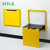 凳家用玄关过道入户门口折叠凳子挂墙换鞋 好战友壁挂式 隐形穿鞋 凳