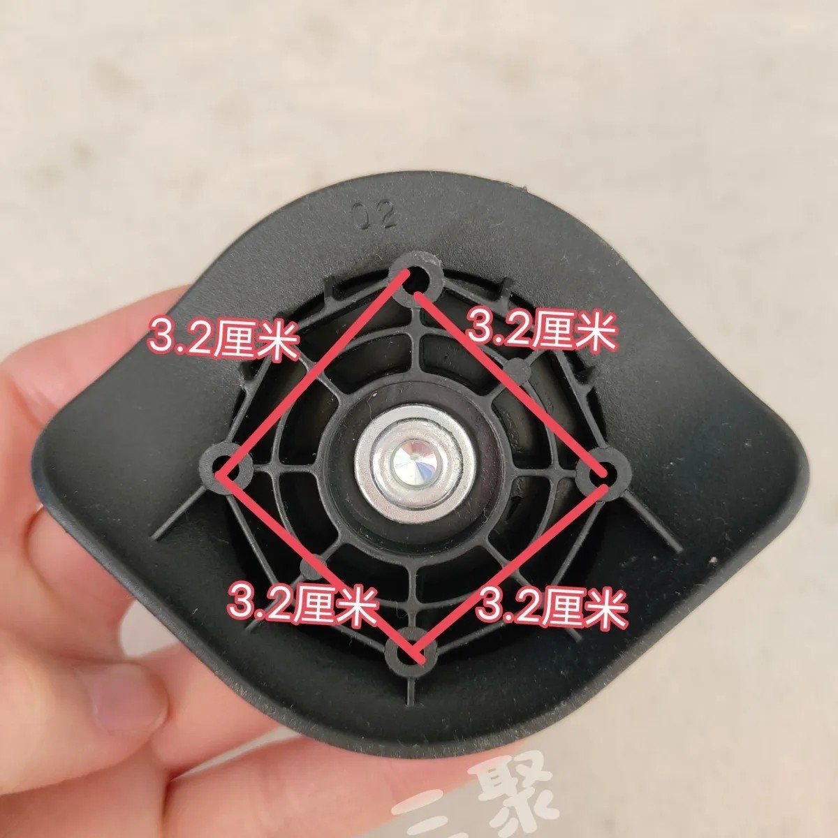 行李箱轮子配件拉杆箱万向轮旅行箱替换轮子耐磨轮子