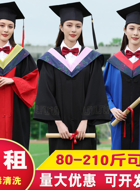 出租借学士服租赁学位服大学生文科理科工科博士服毕业照礼服男女