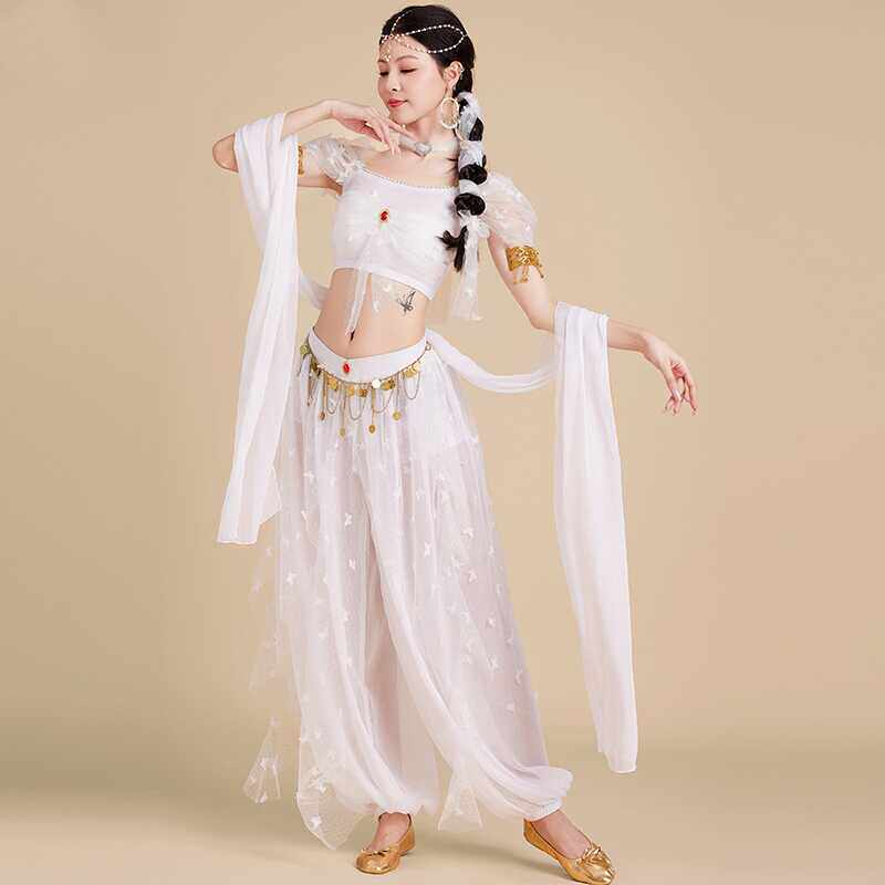 茉莉公主服装敦煌飞天西域风情女装异域风情印度舞演出服时尚