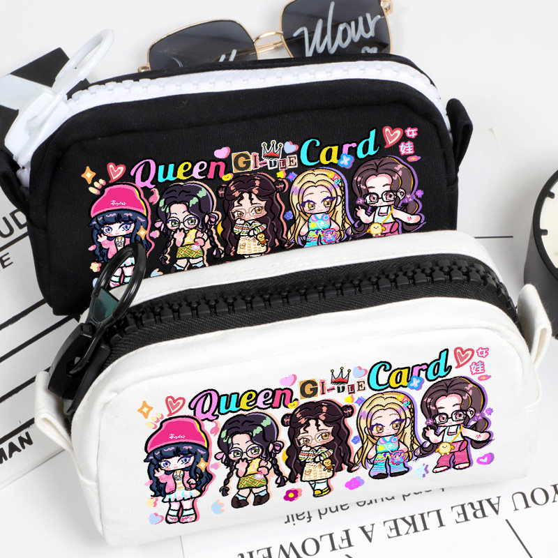 GIDLE周边女娃组合大容量文具盒