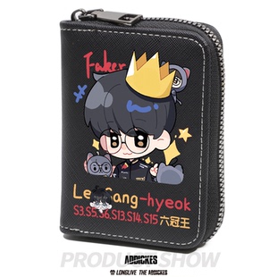 Faker周边T1李相赫李哥粉丝应援礼物大容量卡包男士防消磁多卡位