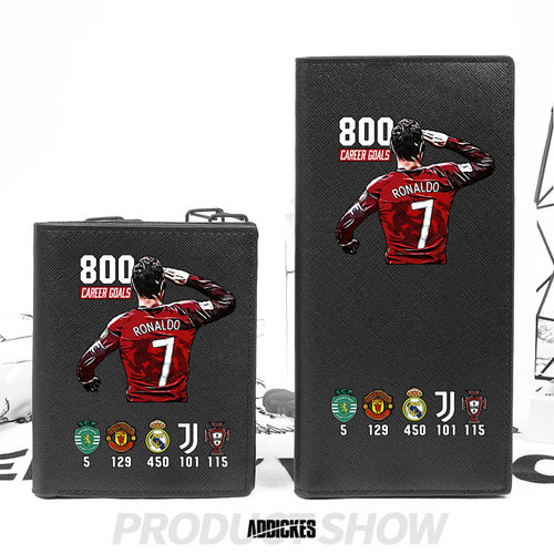 C罗7号足球队纪念联名个性钱包