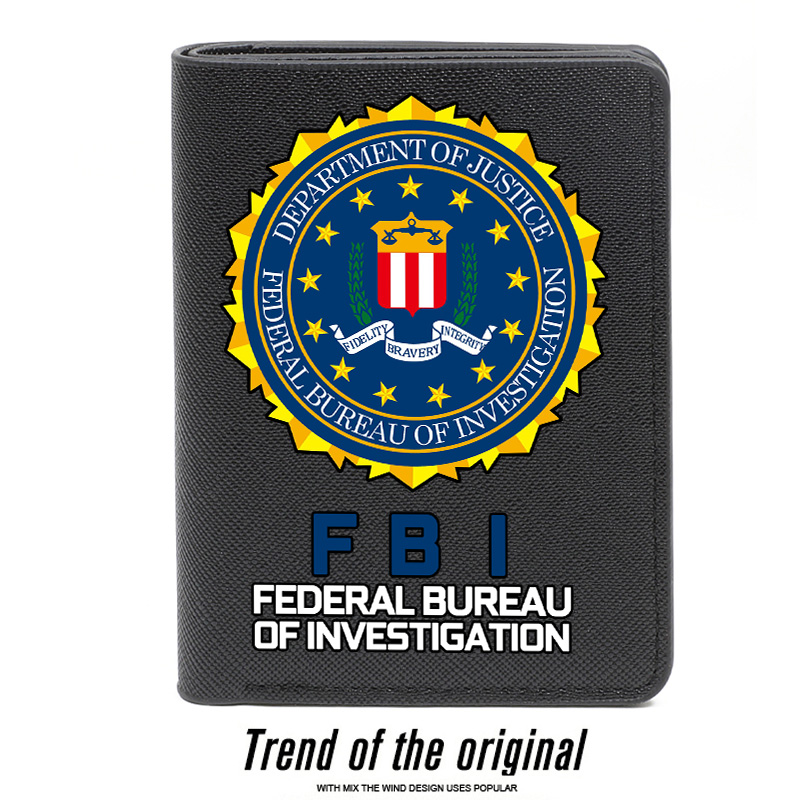 FBI美国联邦调查局创意潮牌钱包