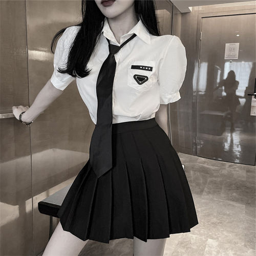 夏季学院风短裙子霸气工装jk制服