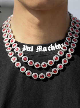 KAKA金属莱茵石圆形男女满钻嘻哈