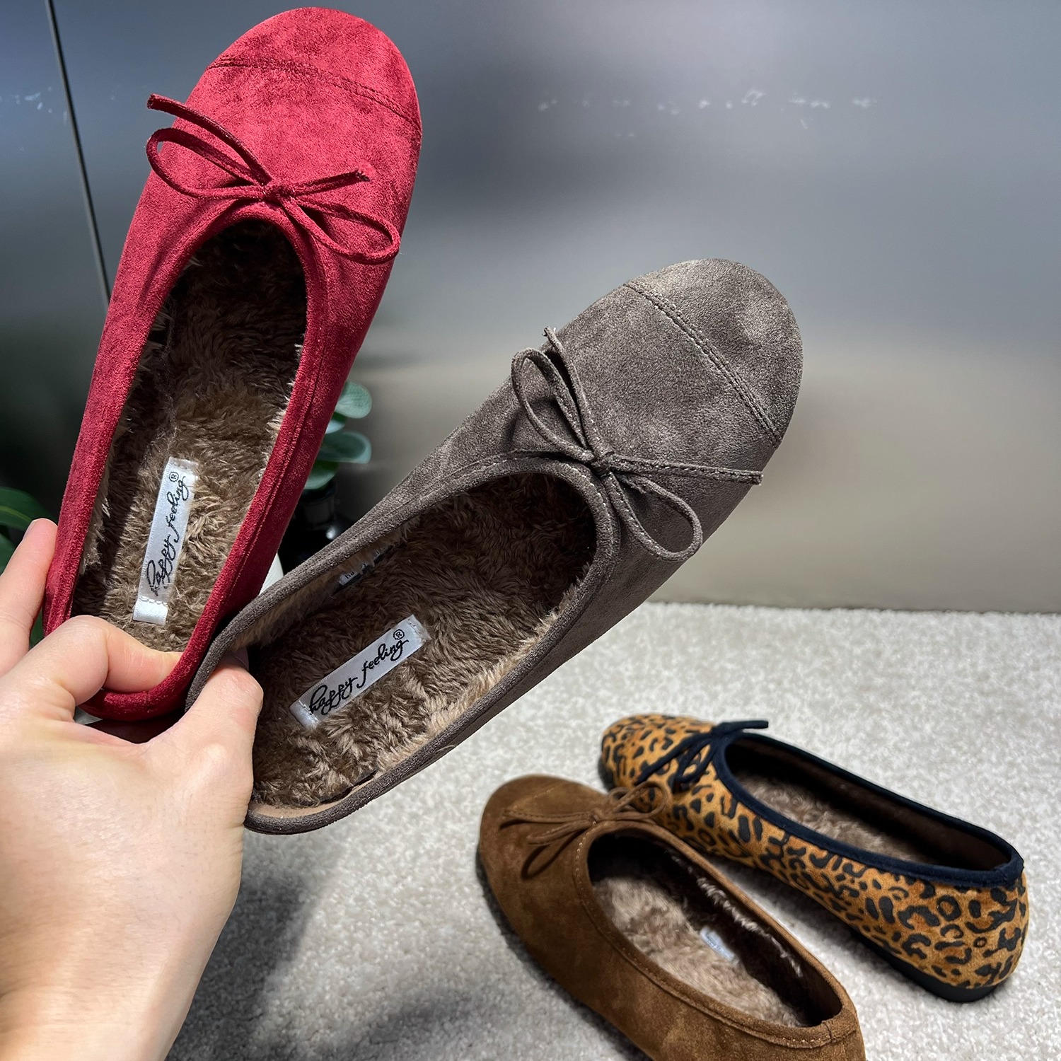 2025冬季新款外穿毛毛鞋女