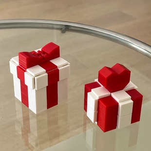 拼插积木戒指盒子生日礼物可开盖式求婚玩具情人节仪式感创意惊喜