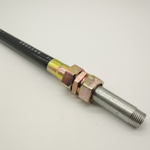 防爆挠性管自固卡簧式接头自拧接头 方便连接钢管对接头