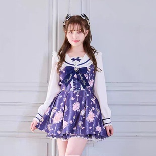 liz 蝴蝶结套装 lisa 长袖 星月宝石连衣裙 日系