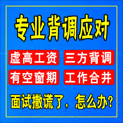 入职背调服务信息流程通用方案应对涨薪水工作经历HR薪资材料报告