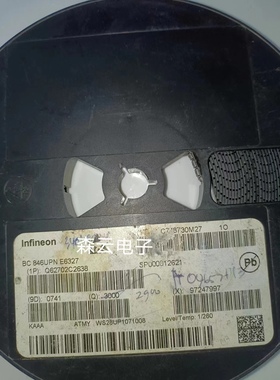 BC846UPNE6327 SOT23-6分立半导体 晶体 双极BJT 双极晶体管阵