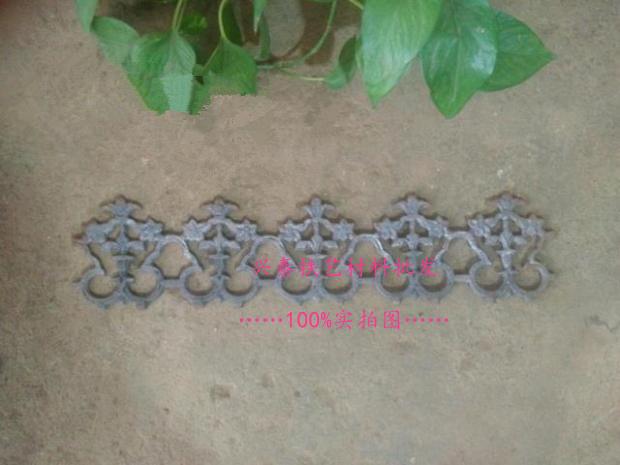 铁艺配件大门铸铁配件花护栏边花 楼梯扶手配件铁艺大门铁花材料