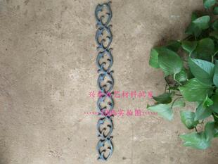 河南铁艺大门配件球墨铸造铁花阳台护栏大门铸铁边花海草铁花配件