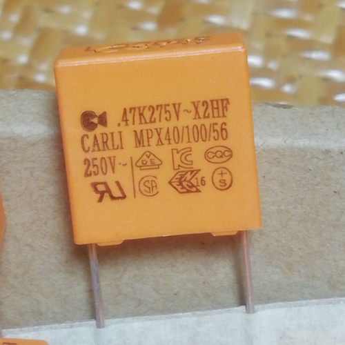 0.33K275v x2hf CARLI MPX40/100/56 250v方块安规电容凯利334