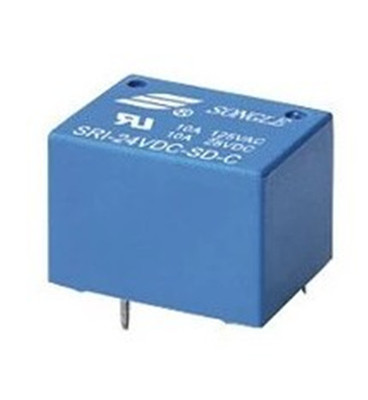 SRI-12VDC/24VDC-SD-C 10A125V SRG-24VDC-SL-C松乐银触点继电器