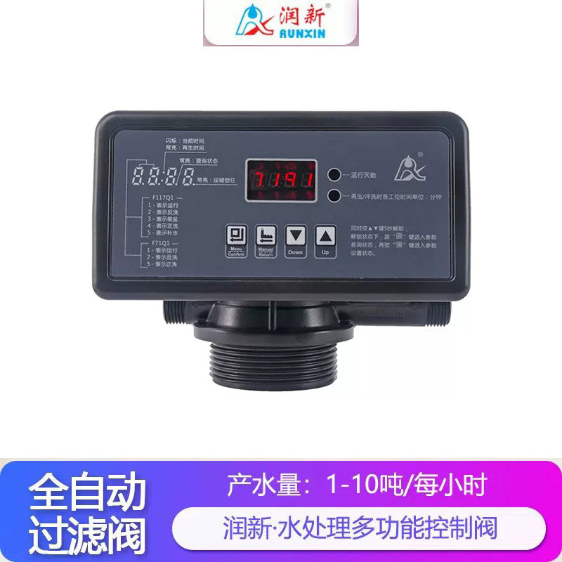 控制阀水处理过滤阀润新全自动图片