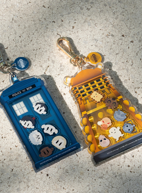 Doctor Who神秘博士赛凡正版周边Tardis塔迪斯戴立克摇摇乐钥匙扣