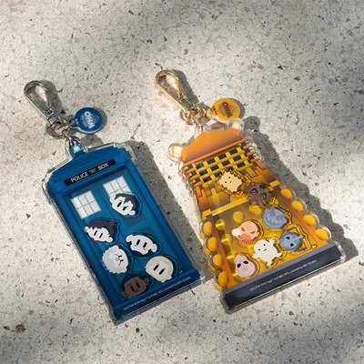 Doctor Who神秘博士赛凡正版周边Tardis塔迪斯戴立克摇摇乐钥匙扣
