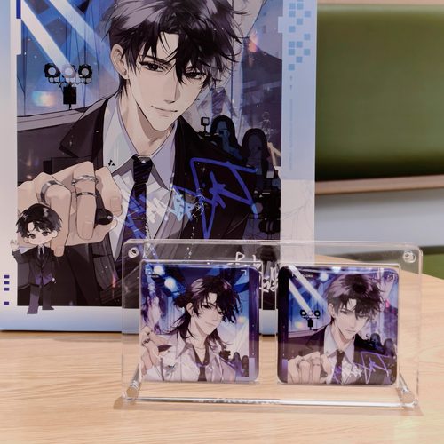 加厚方形吧唧亚克力支架