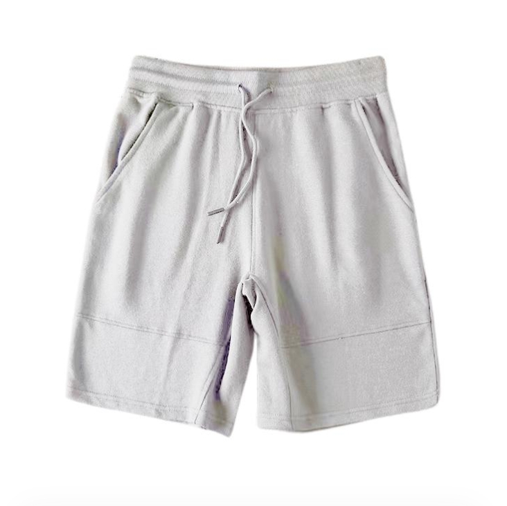 B2-4外贸YE夏季毛圈料休闲短裤男时尚宽松运动中裤子男士五分裤