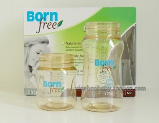 Born 2支 原装 5oz以色列产 包邮 Free宽口塑料奶瓶瓶身体9oz