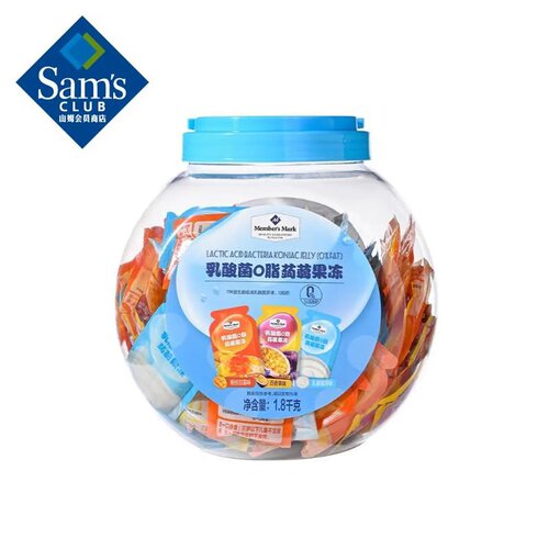 山姆代购  Member's Mark 乳酸菌0脂蒟蒻果冻 1.8千克