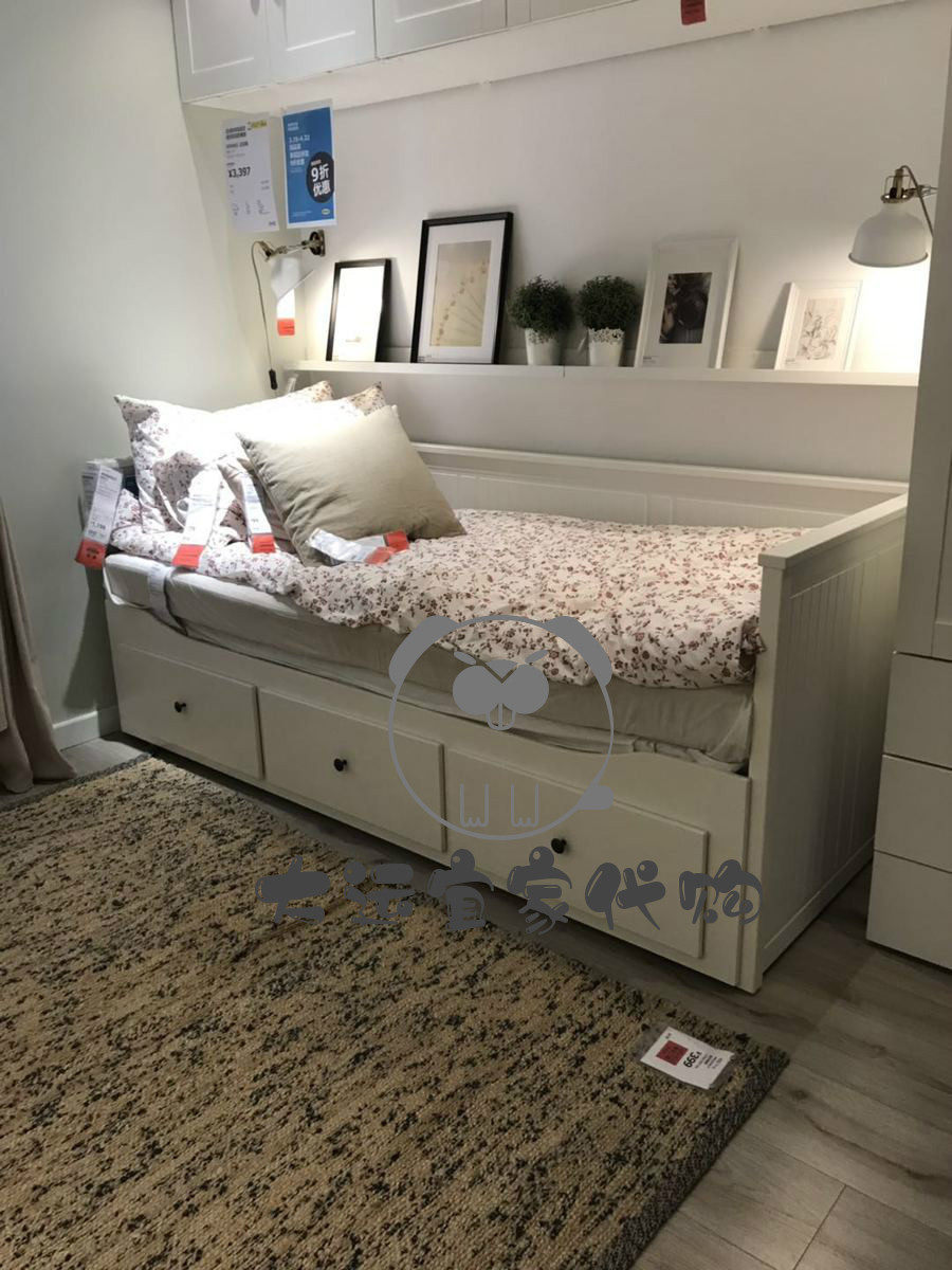 宜家正品代購沙發床漢尼斯坐臥兩用床框架帶3簡約歐式屜伸縮床在類目 居家布藝, 坐墊/椅墊/沙發墊, 椅墊中 - 來自Buy2taobao.com提供專業的淘寶代購服務