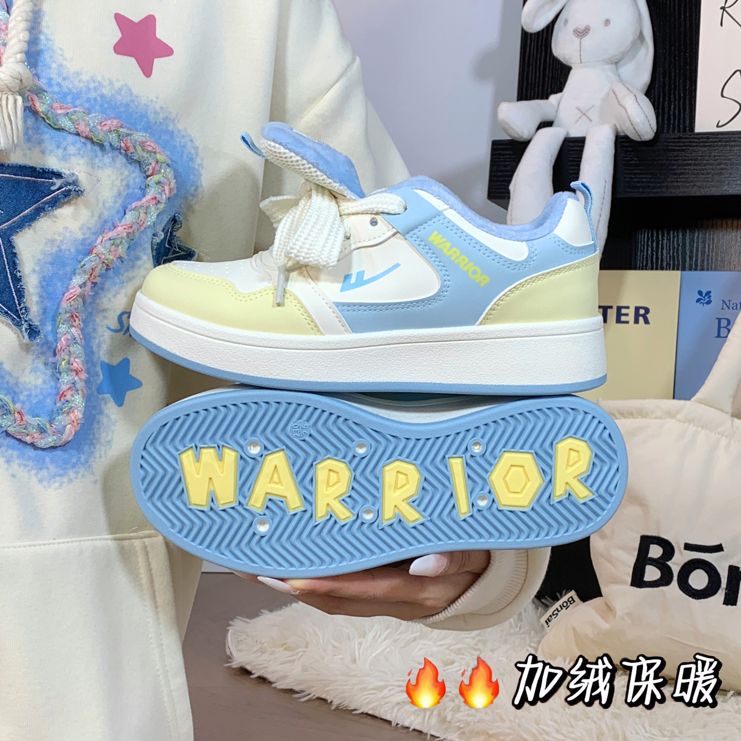 回力棉鞋加绒加厚冬季保暖女鞋情侣鞋百搭时尚厚底通勤鞋学生鞋子