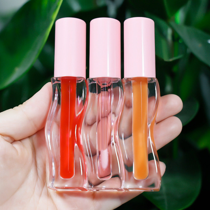 跨境无logo唇油水果味丰唇油波浪线条护唇油透明滋润保湿彩妆定制,彩妆/香水/美妆工具,唇彩/唇蜜/唇釉/唇泥/唇霜,淘宝优惠券,粉丝福利购,淘宝优惠卷