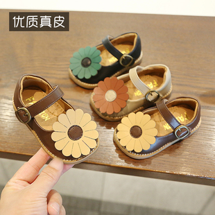 婴儿鞋 清仓春秋季 软底学步2 小童单鞋 3一岁公主鞋 女宝宝鞋 子真皮1