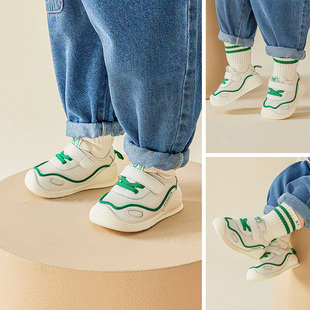 春秋2023新款学步鞋男宝宝运动鞋女童1到3岁软底小童婴儿鞋子秋季