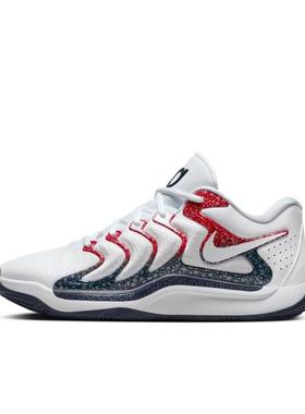 Nike KD 17 EP 运动舒适 减震防滑耐磨抓地篮球鞋男款 FJ9488-101