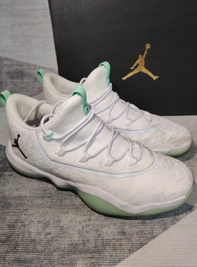 Jordan Super.Fly1LowPF低帮实战篮球鞋男款防滑白绿AJ2664-117