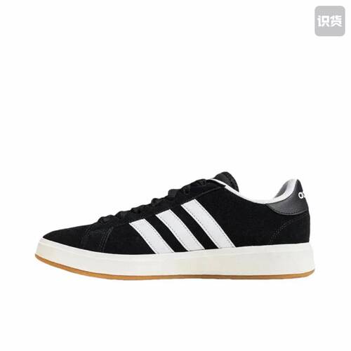 adidas Grand Court Base面包鞋板防滑耐磨轻运动合成革薄底贴合