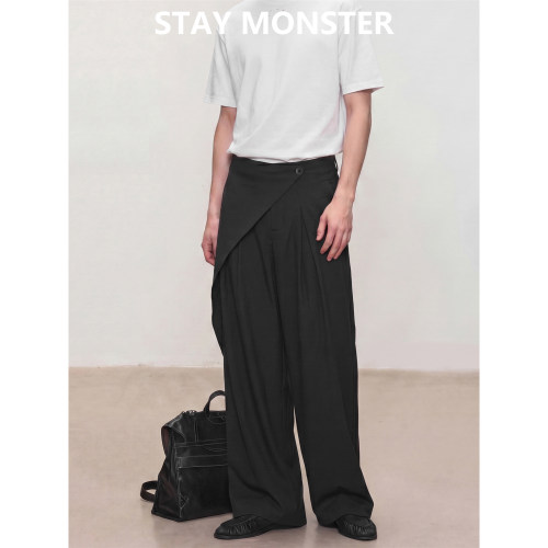 STAYMONSTER“屁帘”休闲西裤