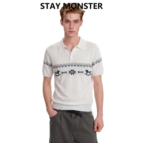 STAYMONSTER“费尔岛”针织短袖