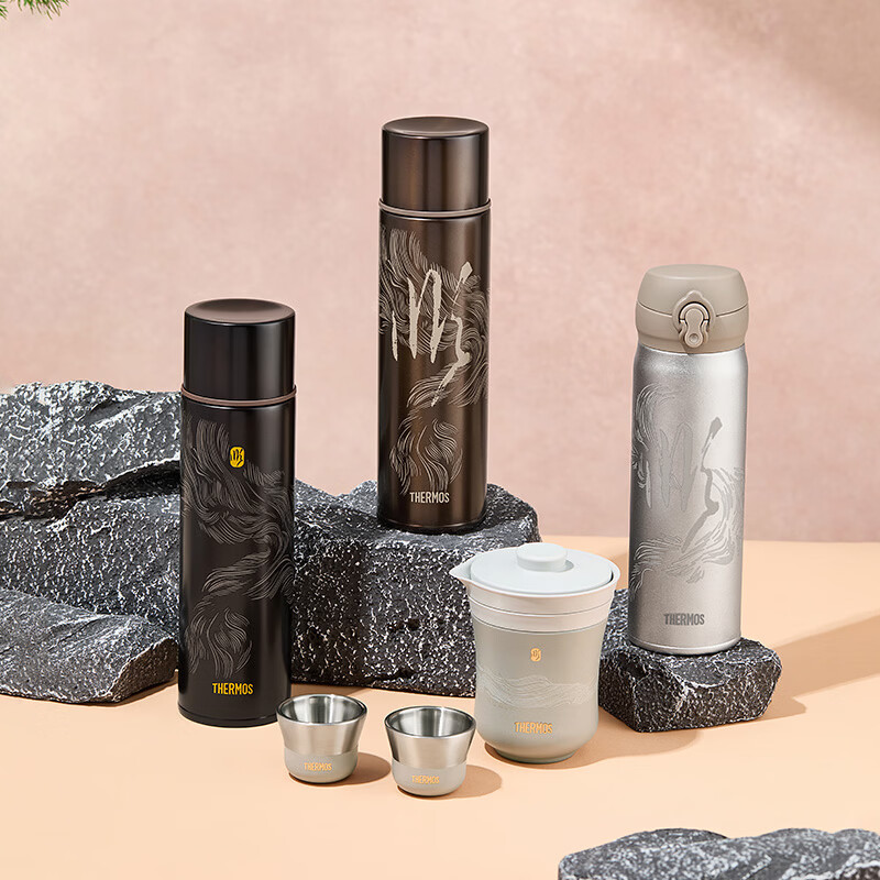 膳魔师纯钛保温杯文化系列顺顺荔荔旅行茶杯老教师节中秋节礼物盒