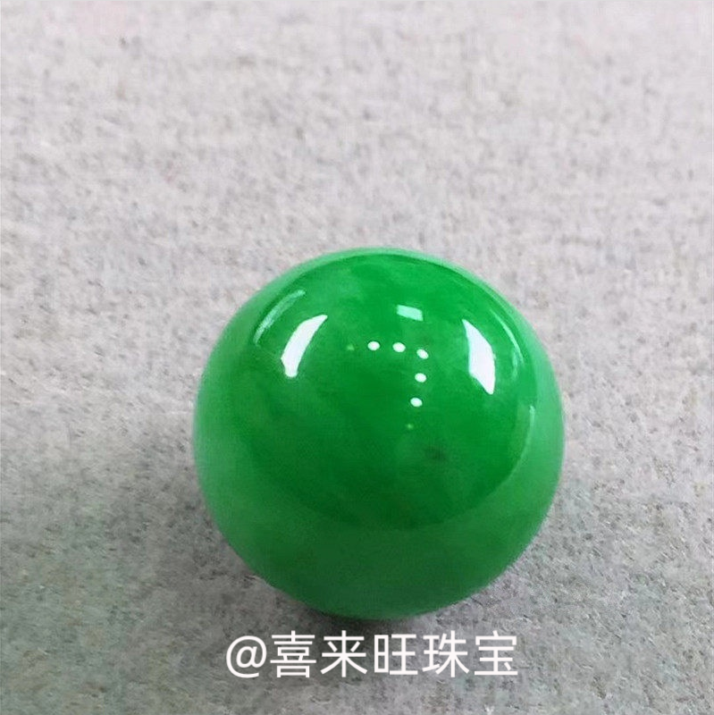 天然缅甸老坑翡翠冰种满阳绿辣绿圆珠子手串手链单颗散珠玉石配饰,珠宝/钻石/翡翠,手链/手串,淘宝优惠券,粉丝福利购,淘宝优惠卷