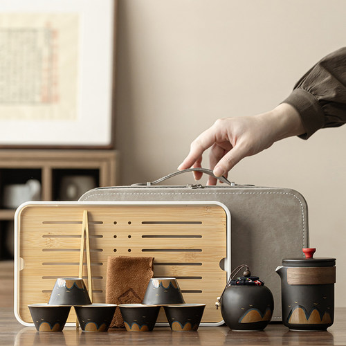 万里江山国潮功夫茶具套装礼盒