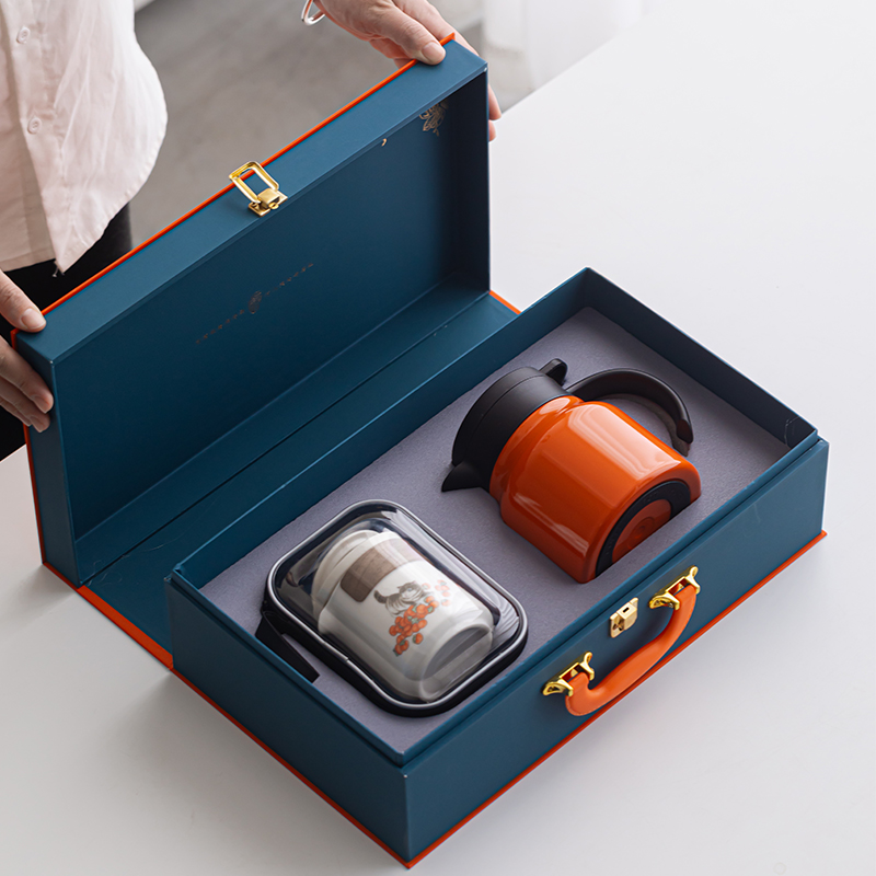 汝窑旅行茶具套装礼品盒