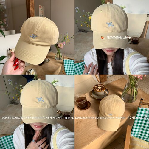 陈奶奶韩版ins字母棒球帽