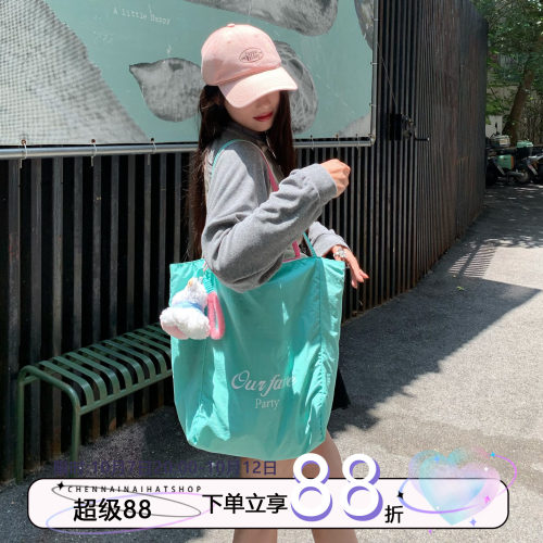 陈奶奶慵懒风韩系帆布包