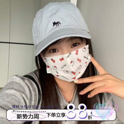 棒球帽子刺绣小标遮阳ins春夏