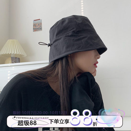 【陈奶奶】光板显脸女素颜水桶帽